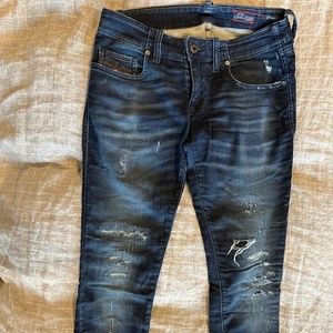 Women’s low rise Diesel Jeans size 25